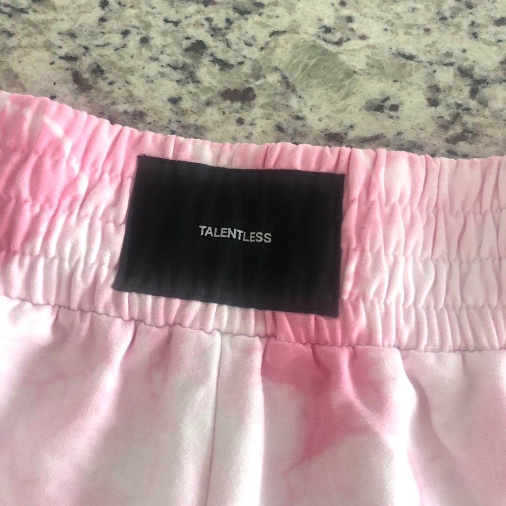Brand New TALENTLESS Pink Cloud Tie Dye Shorts M